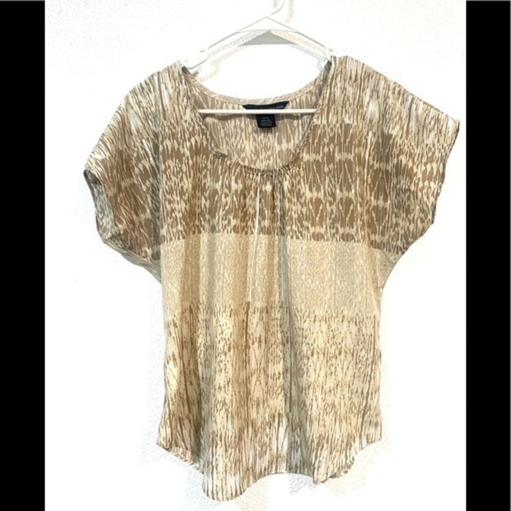 CALVIN KLEIN Print blouse size small